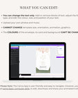 ANTEA Wedding Invitation Video Template - Sage Green & Blush