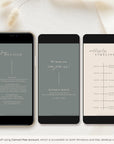 LAURA Wedding Invitation Video Template - Sage & Blush