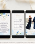 AZZURRA Dusty Blue Wedding Invitation Video Template