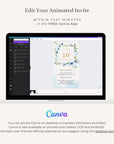 AZZURRA Dusty Blue Wedding Invitation Video Template