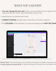 IRIS Purple Wedding Invitation Video Template