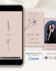 GIGLIOLA Blush & Navy Save the Date Video Template