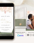 ANTEA Save the Date Video Template - Sage Green & Blush