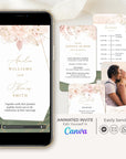 ANTEA Wedding Invitation Video Template - Sage Green & Blush