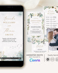 NEVE Winter Wedding Invitation Video Template