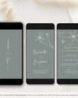 GIGLIOLA Wedding Invitation Video Template - Sage & Blush