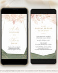 ANTEA Wedding Invitation Video Template - Sage Green & Blush