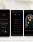 GIGLIOLA Wedding Invitation Video Template - Black & Gold