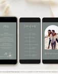 GIGLIOLA Wedding Invitation Video Template - Sage & Blush