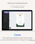 ANTEA Save the Date Video Template - Blush & Emerald