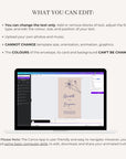 GIGLIOLA Wedding Invitation Video Template - Blush & Navy