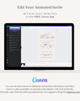 IRIS Purple Save the Date Video Template