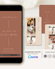 LAURA Save the Date Video Template - Terracotta