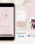 GIGLIOLA Save the Date Video Template - Pink