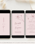 GIGLIOLA Wedding Invitation Video Template - Pink