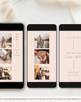 LAURA Save the Date Video Template - Blush Pink