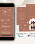 GIGLIOLA Wedding Invitation Video Template - Terracotta