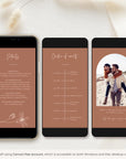 GIGLIOLA Wedding Invitation Video Template - Terracotta