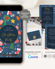 Family Christmas Invitation Video Template