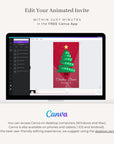 Animated Christmas Party Invitation Christmas Tree