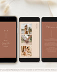 LAURA Wedding Invitation Video Template - Terracotta