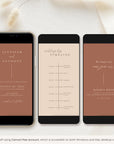 LAURA Wedding Invitation Video Template - Terracotta