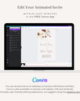 LAUREL Boho Wedding Invitation Video Template