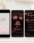 LUSTER Animated Birthday Invitation - Rose Gold