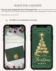 Christmas Tree Invitation Animated - Green
