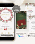 Animated Christmas Invitation Video Template