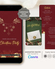 Christmas Holiday Party Invitation Video Template