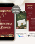 Christmas Holiday Invitation Video Template