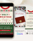 Ugly Sweater Christmas Party Invitation Video