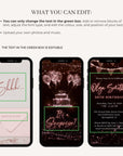 LUSTER Animated Birthday Invitation - Rose Gold