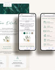 ISLA Tropical Wedding Website Template for Canva with RSVP