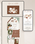 LAUREL Wedding Website Template for Canva with RSVP
