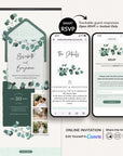 LUISA Elegant Online Digital Wedding Invitation