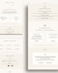 SOFIA Passport Style Online Digital Wedding Invitation