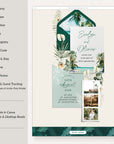 ISLA Tropical Online Digital Wedding Invitation