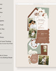 LAUREL Boho Online Digital Wedding Invitation