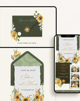 MARISOL Sunflowers Digital Save the Date