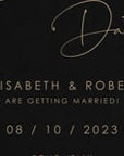 ANITA Black & Gold Save the Date Video Template for Canva
