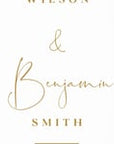 Anita White & GoldWedding Invitation Video Template