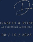 Anita Navy & Gold Save the Date Video Template