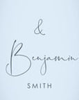 Anita Dusty Blue & Silver Wedding Invitation Video Template