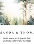 Gaia | Forest Theme Wedding invitation Video