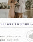 Purple Passport Save the Date Video Template