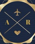 Navy Passport Wedding Invitation Video Template