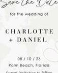 Gold Boarding Pass Save the Date Video Template