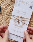 Gold Passport Wedding Invitation Template